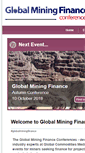 Mobile Screenshot of global-mining-finance.com