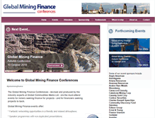 Tablet Screenshot of global-mining-finance.com